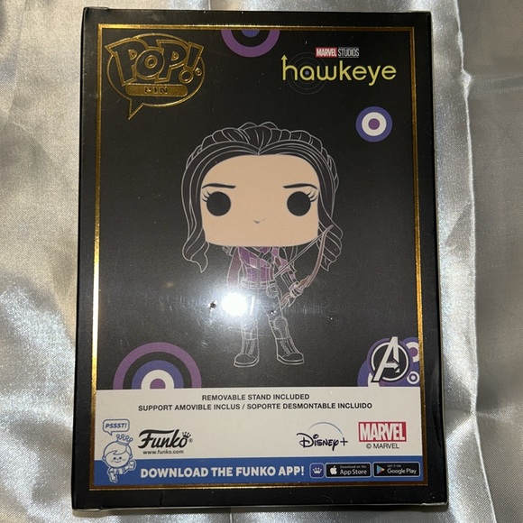 Funko POP! Pin - Marvel Studios Hawkeye Kate Bishop #SE - Enamel Pin SEALED - Picture 4 of 9